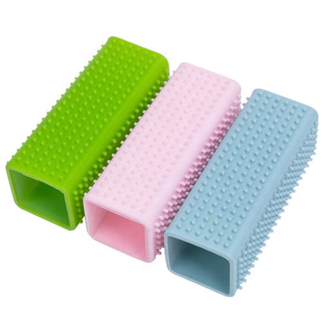 Unique Animal Makeup Brush Silicon Pet Grooming Brush For Shedding Hair